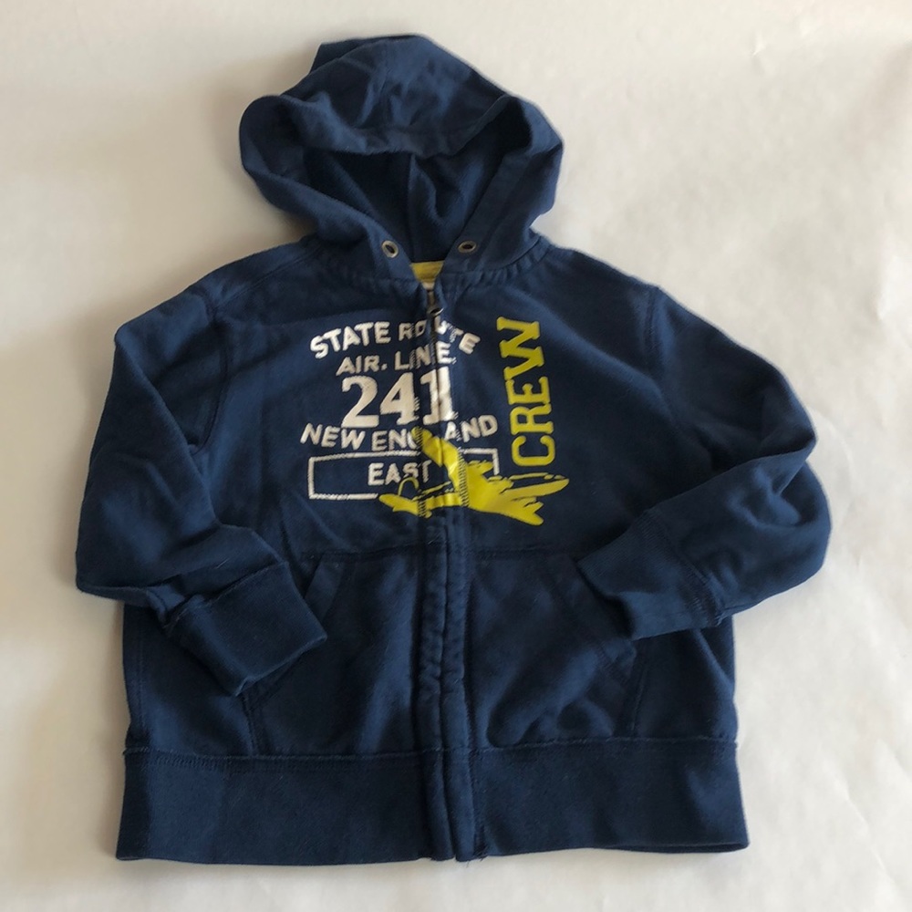 Blue toddler sweatshirt hoodie XS 4/5